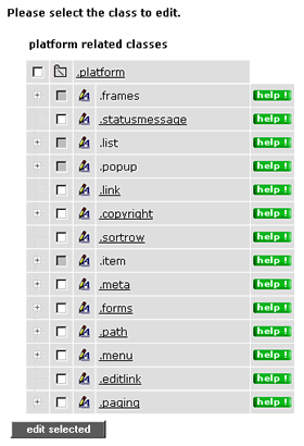 pAdmin - stylesheet classes overview - 137183.2 pAdmin - stylesheet classes overview - 137183.2
