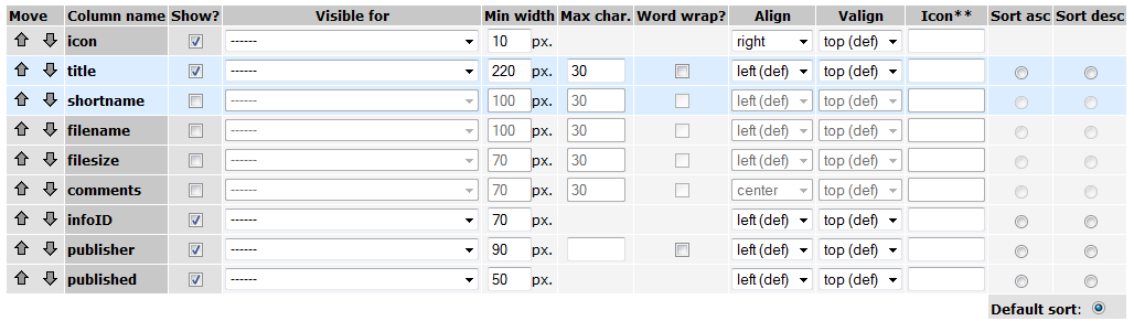 Define list columns - 1378506.1 Define list columns - 1378506.1